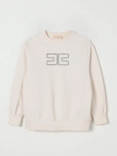 Elisabetta Franchi La Mia Bambina Sweater  Kids Color Milk In White