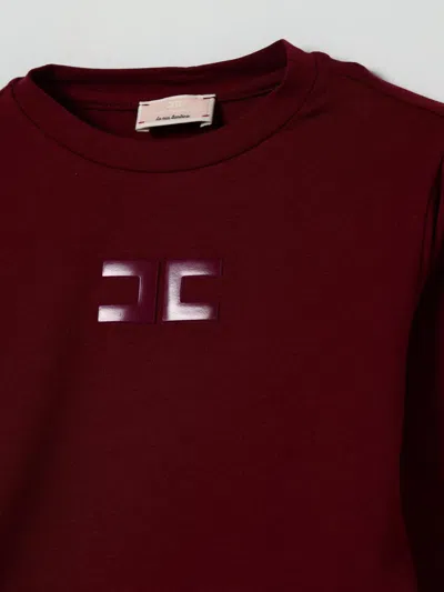 Elisabetta Franchi La Mia Bambina T-shirt Kids  In Burgundy
