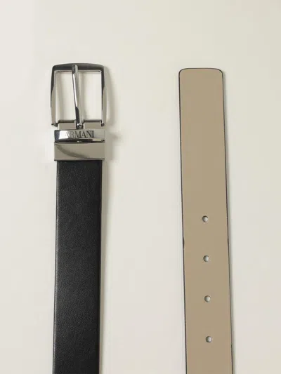 Emporio Armani Belt Kids  In Black