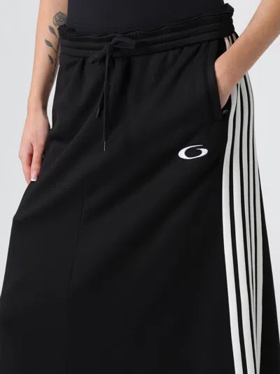 Balenciaga Cotton Blend Mini Skirt With Side Zip Pockets In Black