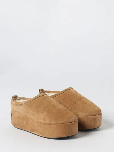 Balenciaga Alaska Soft Platform Clogs In Brown