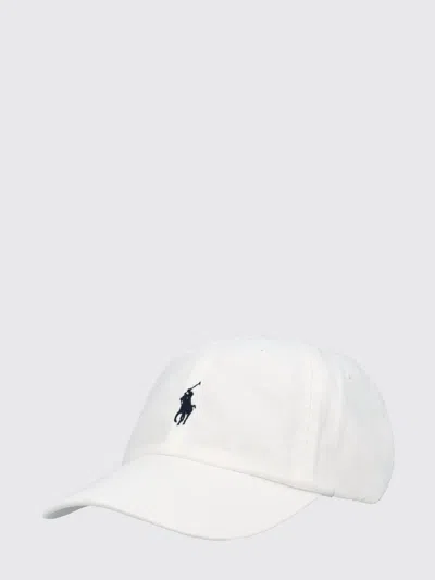 Polo Ralph Lauren Logo Embroidered Baseball Cap In White