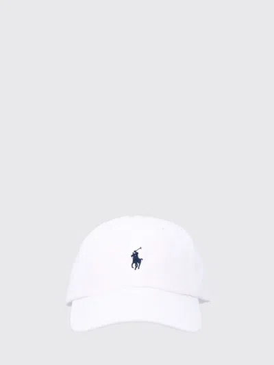 Polo Ralph Lauren Logo Embroidered Baseball Cap In White