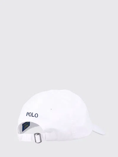 Polo Ralph Lauren Logo Embroidered Baseball Cap In White