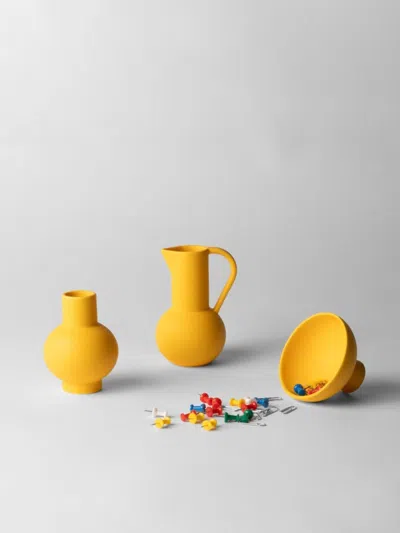Raawii Vases Lifestyle  In Yellow
