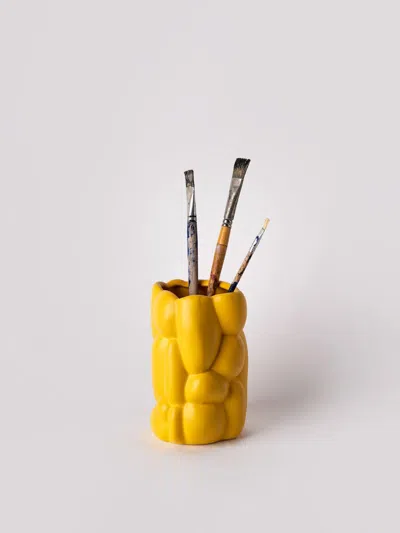 Raawii Vases Lifestyle  In Yellow