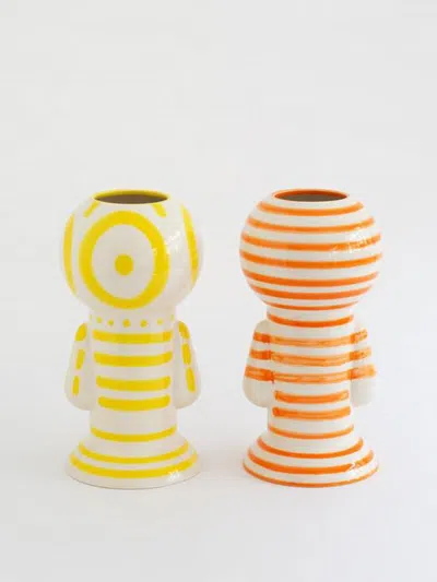 Raawii Vases Lifestyle  In Yellow