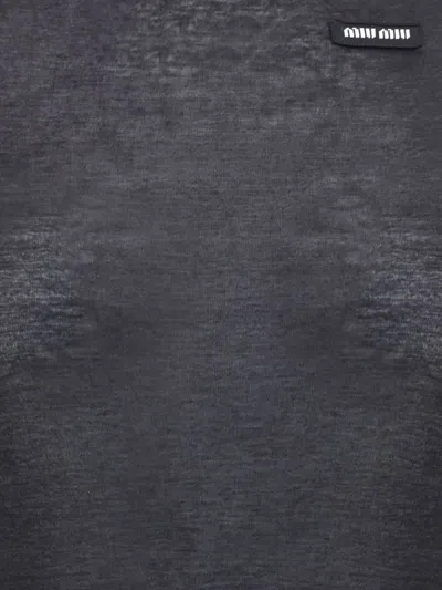 Miu Miu Dress Woman  In Black