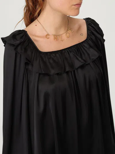 Chloé Chloe Women Gold Metal Chloe Letters Necklace