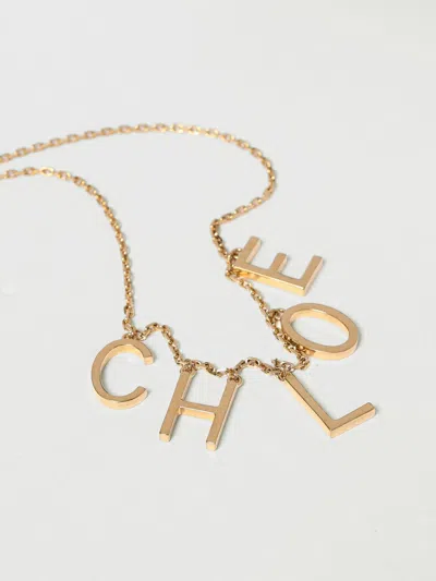 Chloé Chloe Women Gold Metal Chloe Letters Necklace
