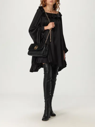 Chloé Chloe Women Gold Metal Chloe Letters Necklace