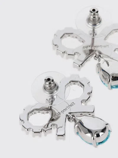 Self-portrait Jewel Woman  In Blue