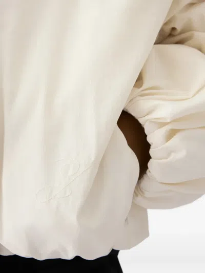 Jacquemus Le Chale Bomber Jacket In White