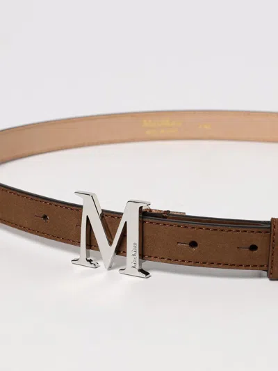Max Mara Belt Woman  In Brown