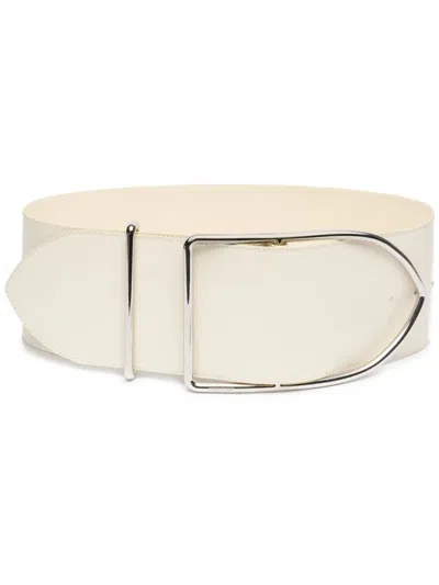 Jacquemus The Maxi Bambino Belt In Burgundy