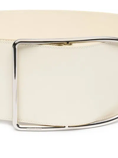 Jacquemus The Maxi Bambino Belt In Burgundy