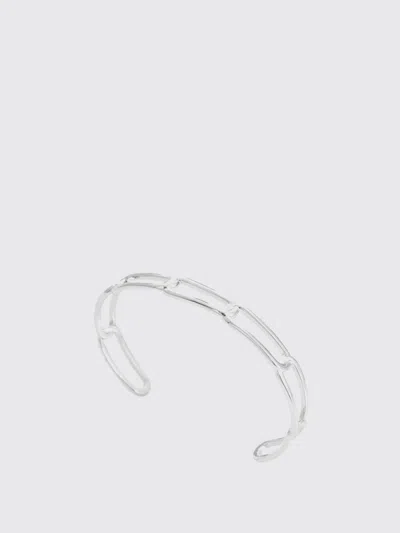 Federica Tosi Rigid Square Bracelet In Gray