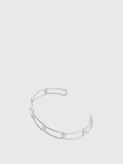 Federica Tosi Rigid Square Bracelet In Gray