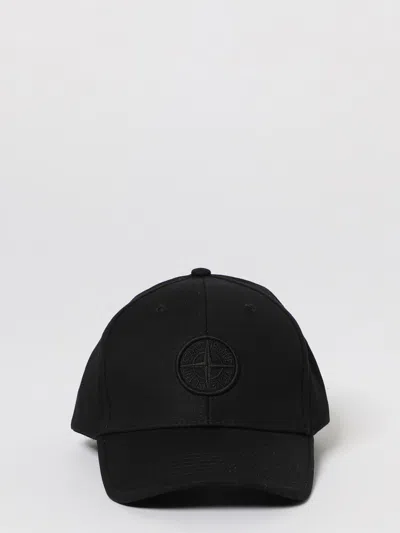 Stone Island Hat Kids  Junior In Black
