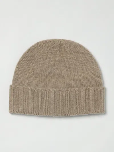 Drumohr Almond Color Beanie In Neutral