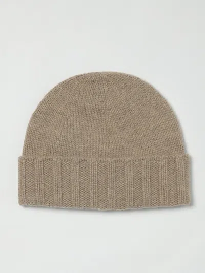 Drumohr Almond Color Beanie In Neutral