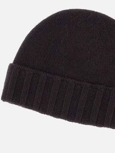 Drumohr Rass Cashmere Beanie In Brown