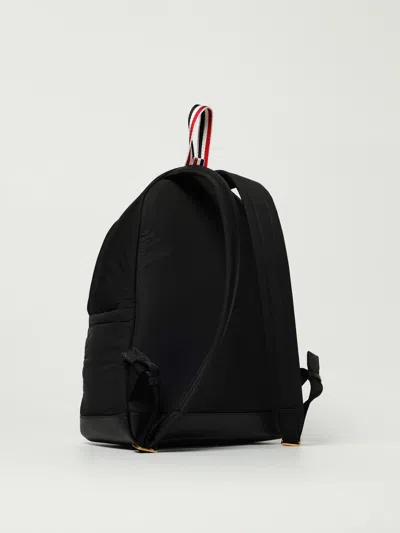 Thom Browne Logoed Backpack In Black