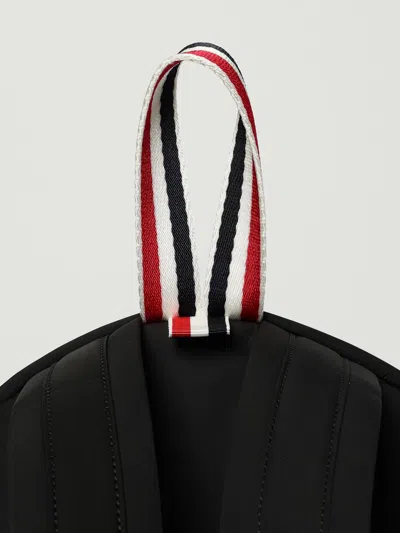 Thom Browne Logoed Backpack In Black