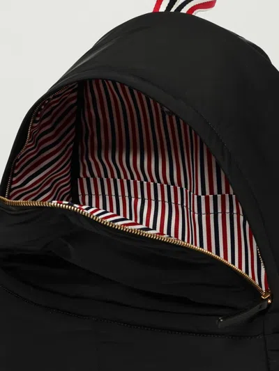 Thom Browne Logoed Backpack In Black