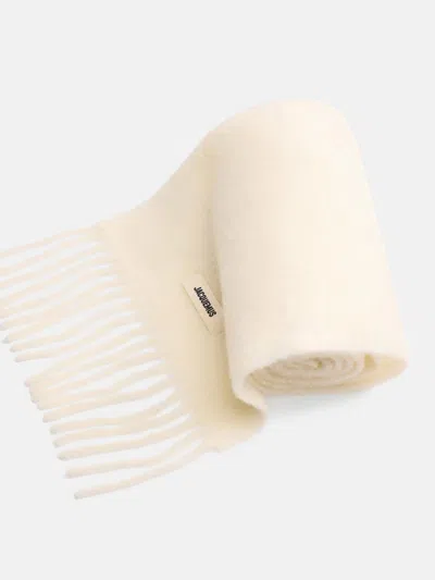 Jacquemus Scarf Woman  In White