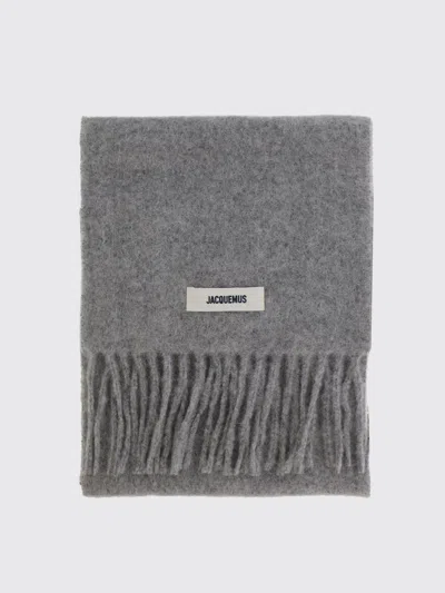 Jacquemus Scarf Woman  In Gray