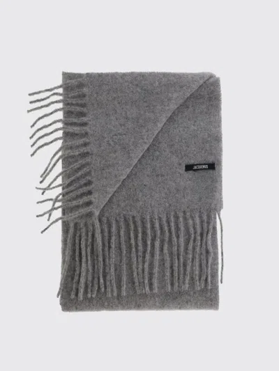 Jacquemus Scarf Woman  In Gray