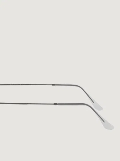 Ray Ban Hexagonal Flat Lenses Sunglasses Gunmetal Frame Grey Lenses 51-21 In Green