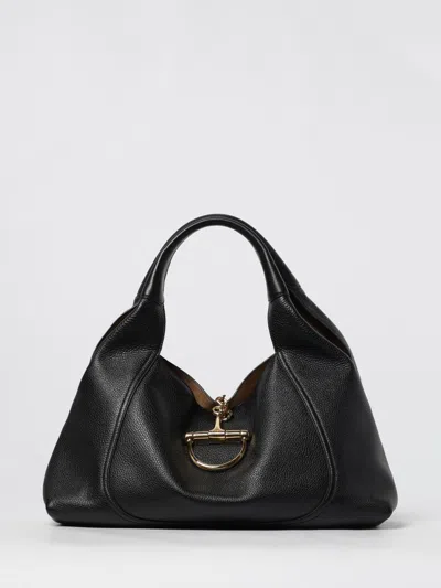 Gucci Softbit Python Maxi Shoulder Bag In Black