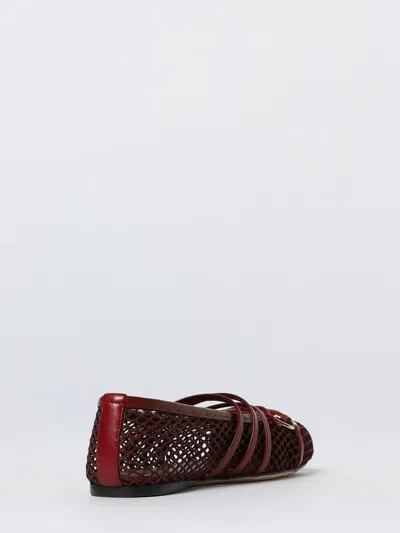 Gucci Net Nappa Triple-strap Horsebit Ballerina Flats In Brown