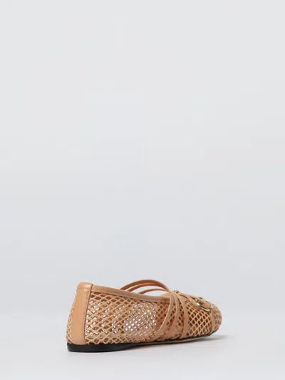 Gucci Net Nappa Triple-strap Horsebit Ballerina Flats In Pink