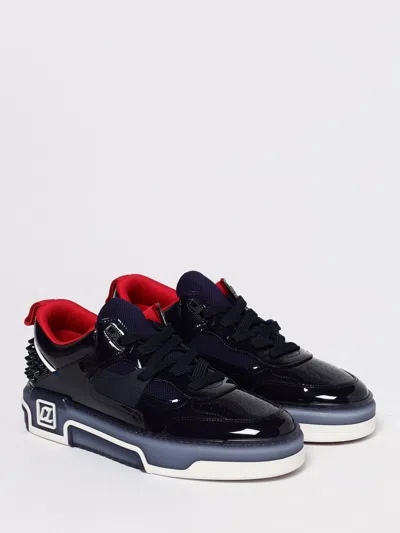 Christian Louboutin Men Astrocool Borchie Dietro Sneaker In Black