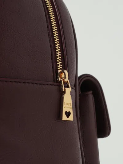 Love Moschino Backpack Woman  In Burgundy