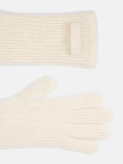 Jacquemus The Gos Grain Gloves In White