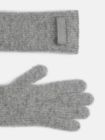 Jacquemus Les Gants Knit Wool-blend Gloves In Gray