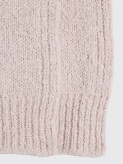 Jil Sander Logo-patch Knitted Scarf In Neutral