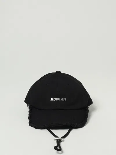 Jacquemus Artichaut Baseball Cap With Strap In Black