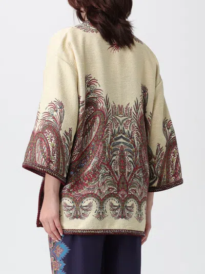 Etro Embroidered Paisley Trim Jacket In Multi