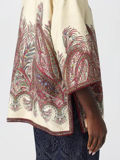 Etro Embroidered Paisley Trim Jacket In Multi