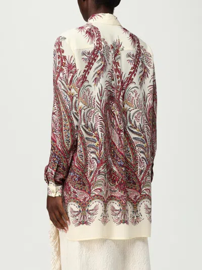 Etro Long Sleeved Pattern-printed Shirt In Multi