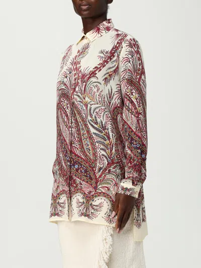 Etro Long Sleeved Pattern-printed Shirt In Multi