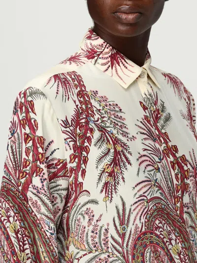 Etro Long Sleeved Pattern-printed Shirt In Multi