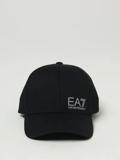 Ea7 Hat Men  In Black