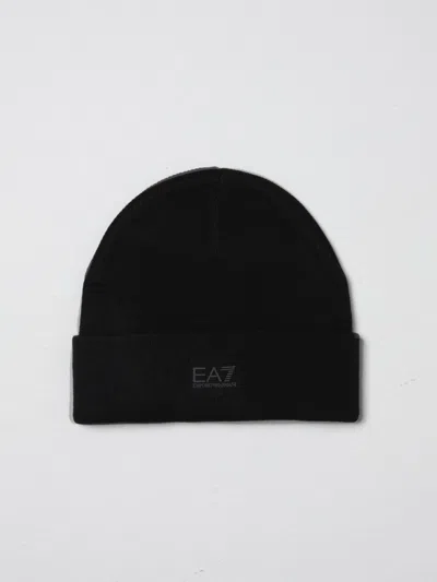 Ea7 Hat Kids  In Black