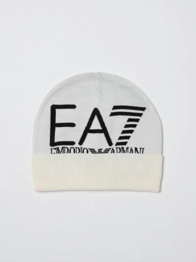 Ea7 Hat Men  In White